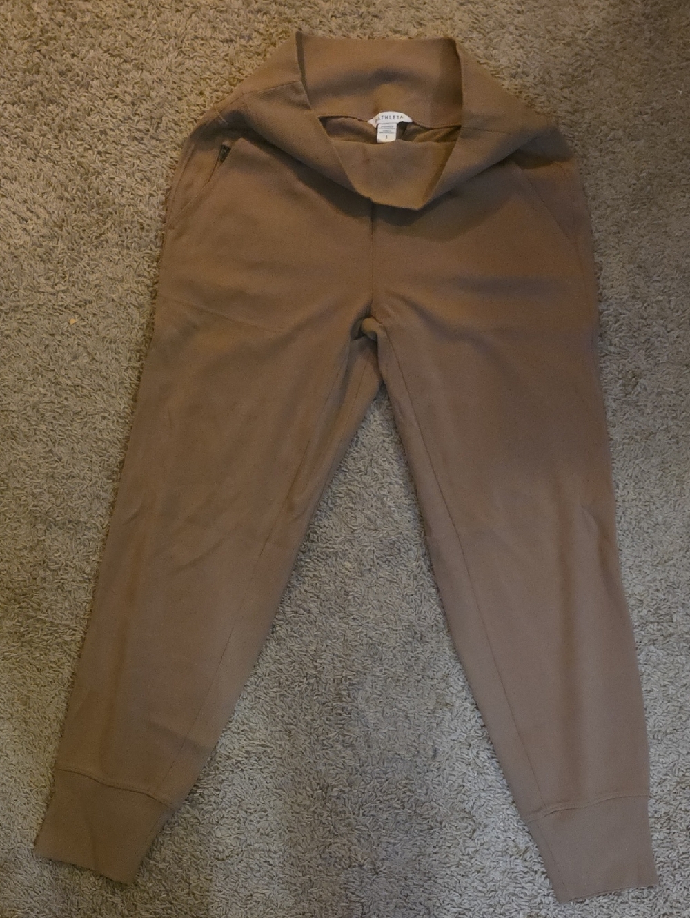 Athleta Venice Joggers Warm Brown, Like New, Size Small